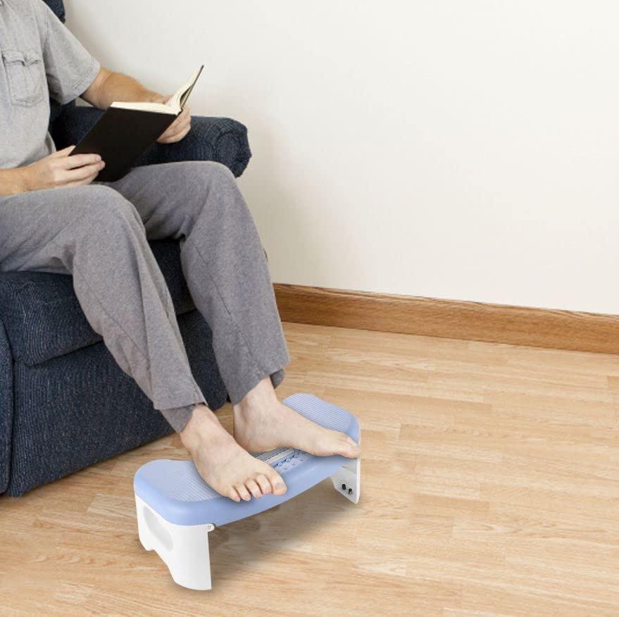 Dratal Dratal Perfect Posture Plastic Squat Potty Step Stool for Western Toilet Scientific Angle, Anti-Slip, Anti-Constipation with Special Acupressure Massager Stool