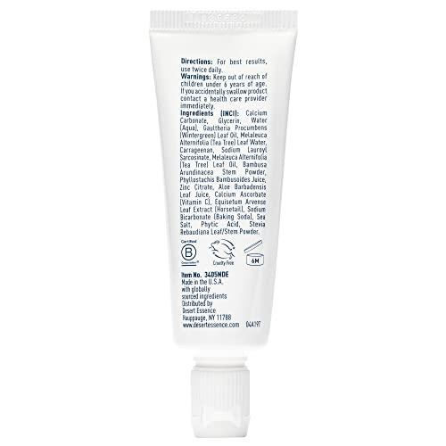 Desert Essence Tea Tree Oil Toothpaste - Whitening Plus Travel Size