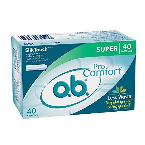 o.b. o.b. Pro Comfort Applicator Free Digital Tampons, Super - 40 Count