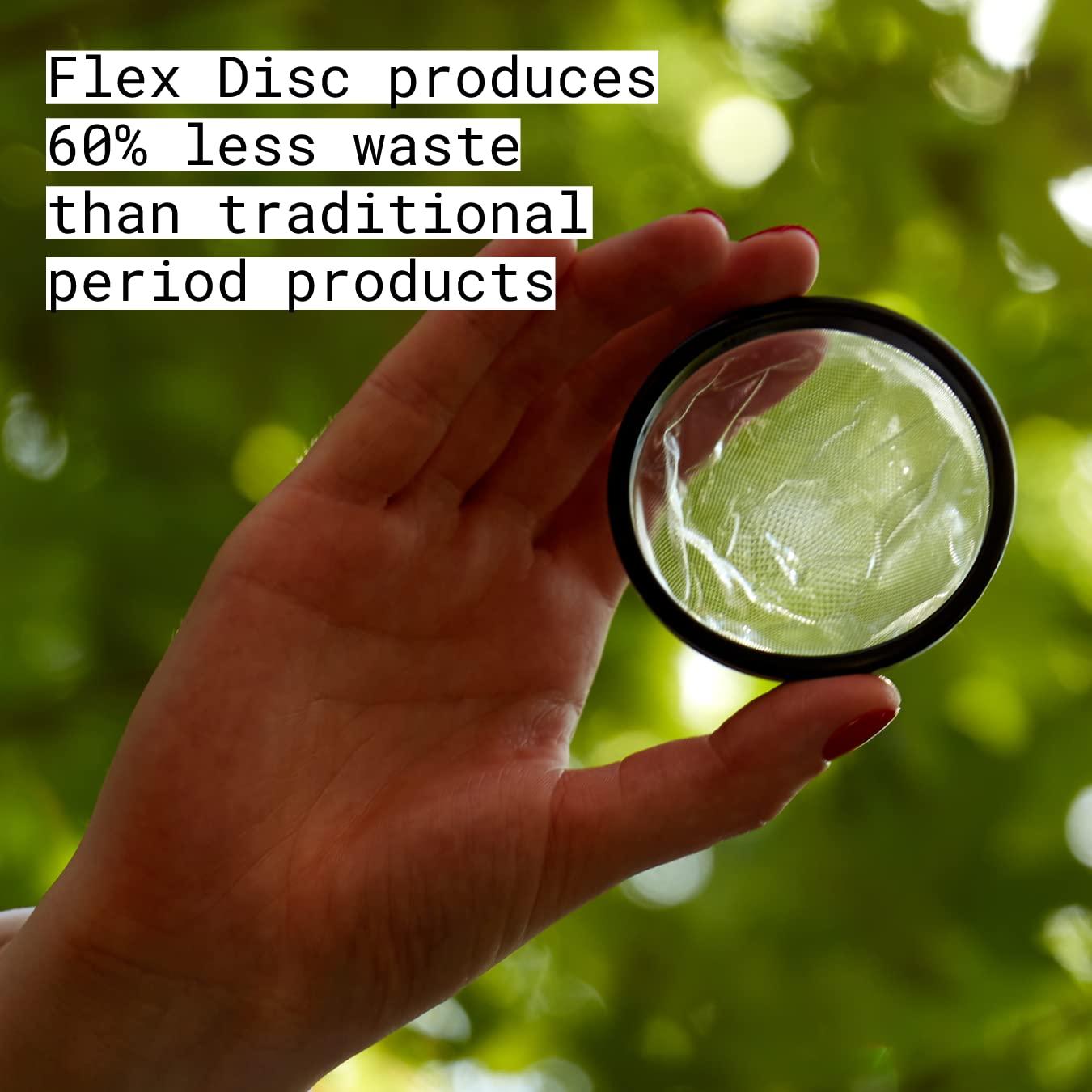 Flex Flex Menstrual Discs - Customer Choice for Uncomfortable Periods - 12 Hour Wear, No Wash - Reduces Waste vs Tampons - Prevents Leaks and Odor - Hypoallergenic - Body Safe - Not Linked to TSS