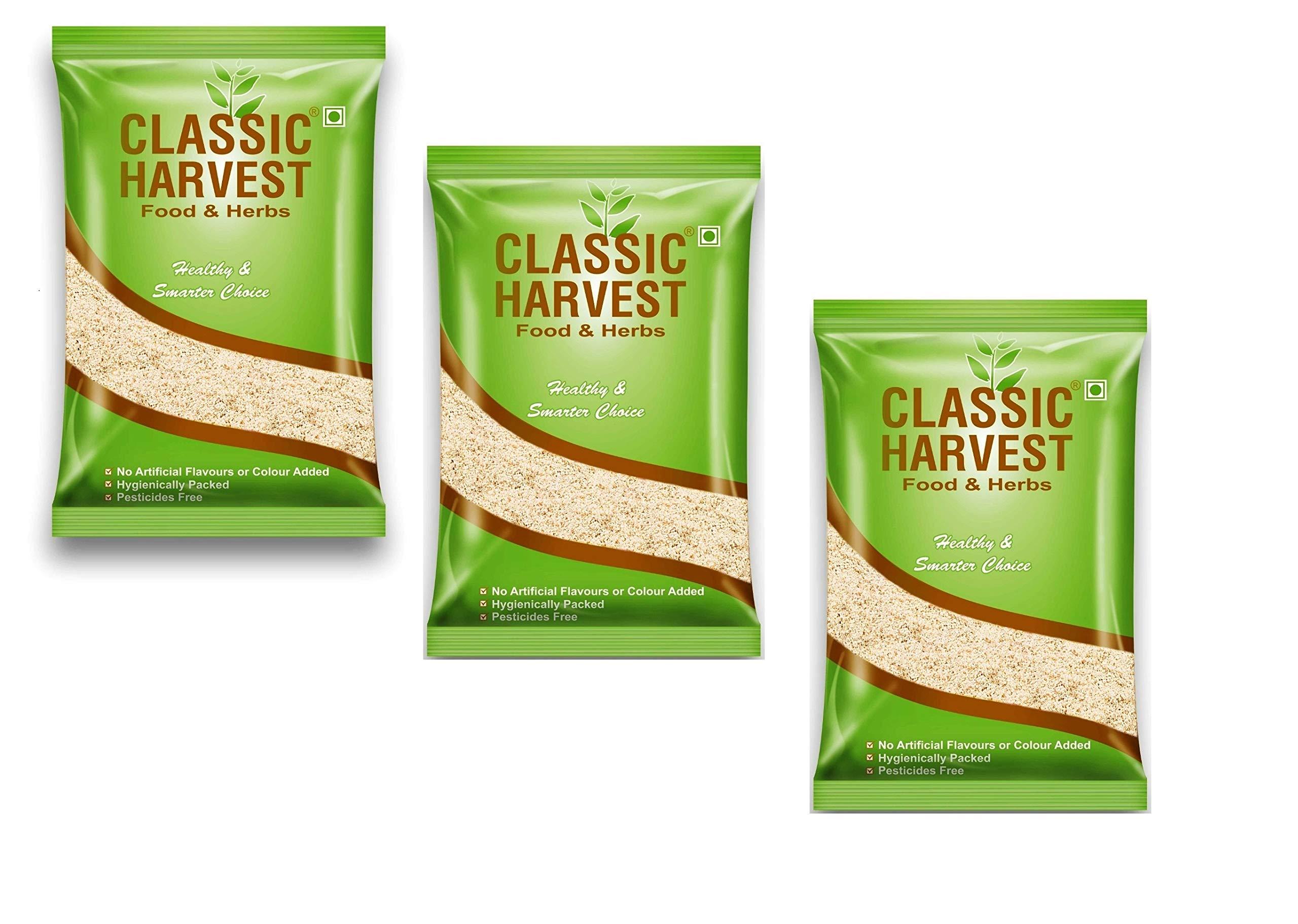 Classic Harvest CLASSIC HARVEST Natural & Fibre Rich Chana Sattu / Roasted Gram Flour 1.5 Kg ( Pack of 3, 500g Each)