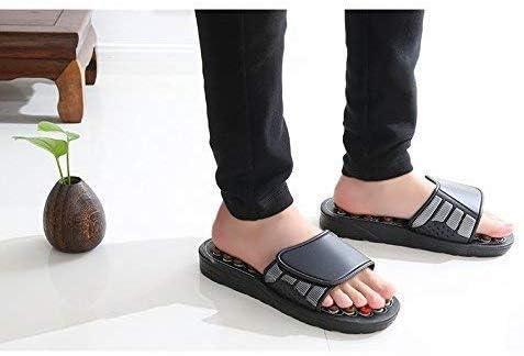 ZAEGO ZAEGO Acupuncture Massage Slippers Acupressure Reflexology Massage Shoes Therapy Sandals to Reduce Tension Stress Foot Relaxation Stimulate Pressure Points Relieve Pain for Men Women