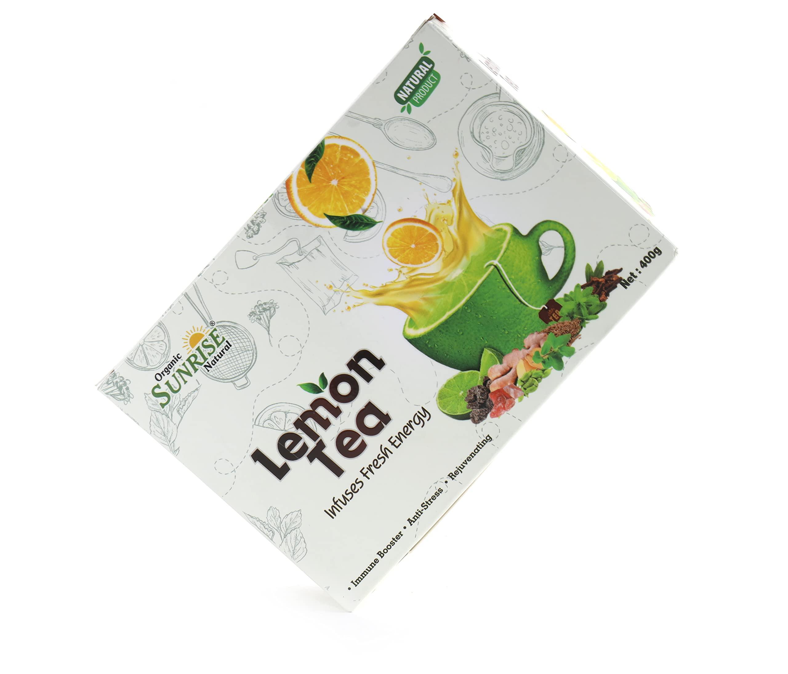 SUNRISE AGRILAND DEVELOPMENT RESEARCH PVT.LTD SUNRISE Natural Lemon Tea - 400 GM