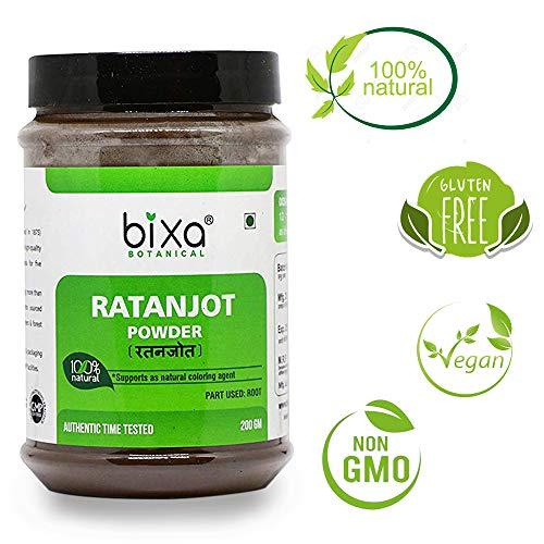 Bixa Botanical Ratanjot Root Powder - 200 Gm,Pack of 1 | For Skin and Hair Care (Alkanet Root/Arnebia Nobilis), Supports Natural Food Coloring Agent