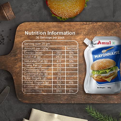 Amul Amul Mayonnaise Spout Pack 900g