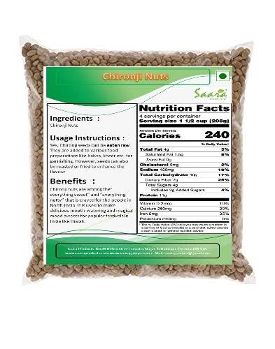 SAARA SAARA Almondette Seeds, Chironji, Charoli, Saara Paruppu, 100g