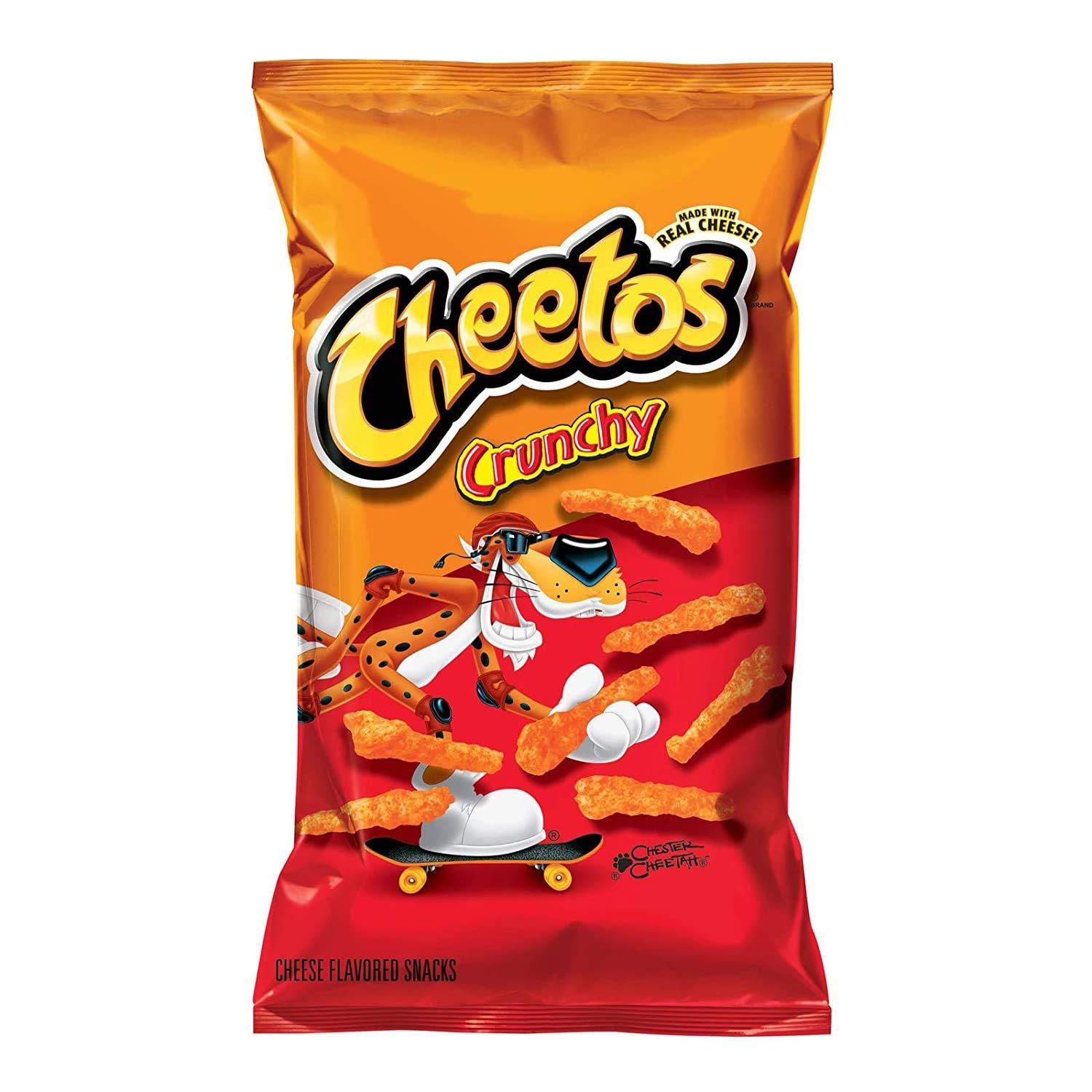 Doritos Doritos Frito-Lay Cheetos Crunchy Pouch (Imported), Each 226.8G (Pack Of 2) - Cheese, 453.6 G