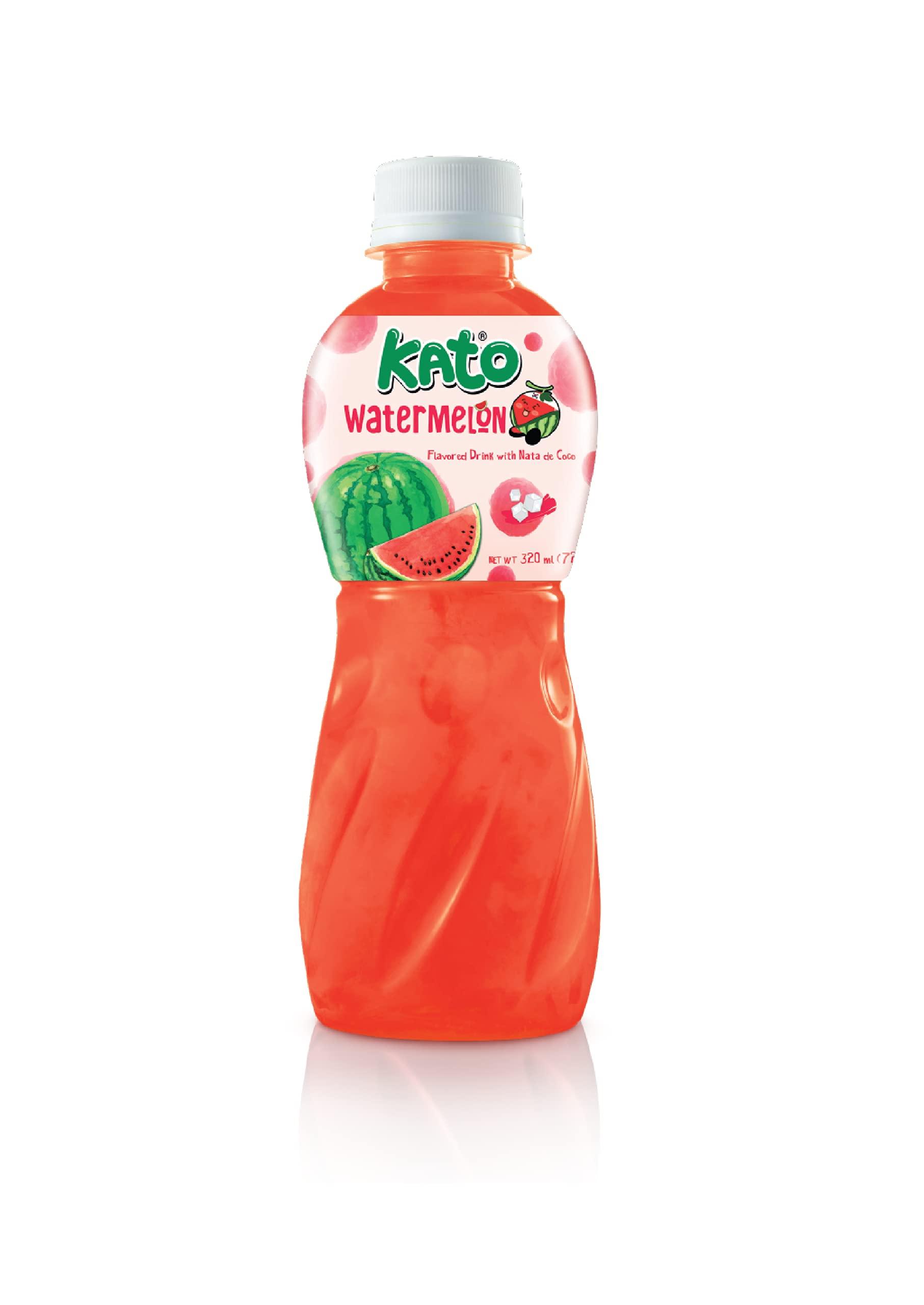 Kato Kato Watermelon Juice with Nata de Coco, 320 ml, 1 Pc