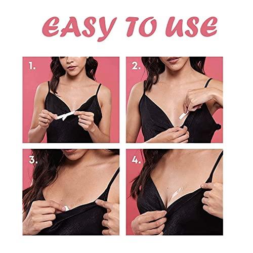 KriVat KriVat Double Sided Tape for Fashion and Body Tape for Clothes Fashion Dressing Tape/Invisible Double-sided Body Tape, Clothing Bra Strip, Bikini Tape for Women (36)