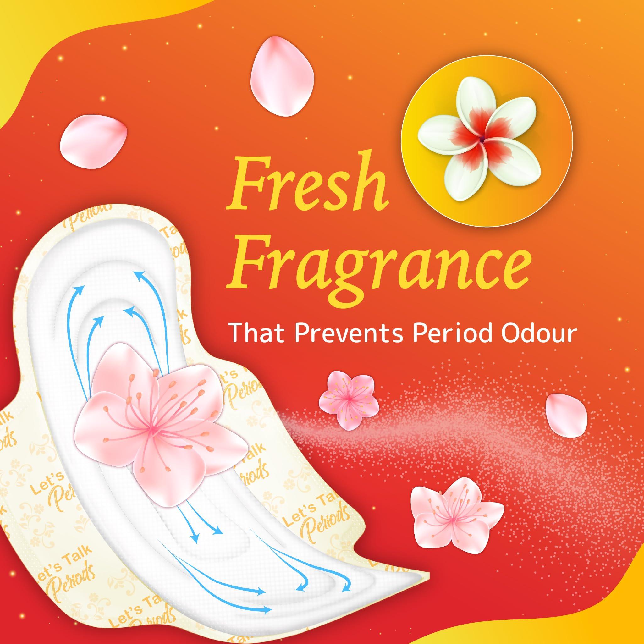 NIINE NIINE Dry Comfort Regular Sanitary Napkins for women, (Pack of 4) 72 Pads