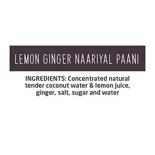 Swa Artisanal Syrups Swa Artisanal Syrups - Lemon Ginger Naariyal Paani, 100% Natural, Combo Pack of 2 Makes 24-30 Drinks, Syrup for Cocktails / Mocktails / Specialty Coffee (250ml x 2)