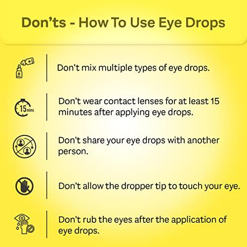 Jiwadaya Healthcare Pvt. Ltd. Jiwadaya Ayurvedic Netraprabha Anjana Plus for Refreshing, Dry Eye, Conjunctivitis, Stye - 5ml - Yellow Pack of 10