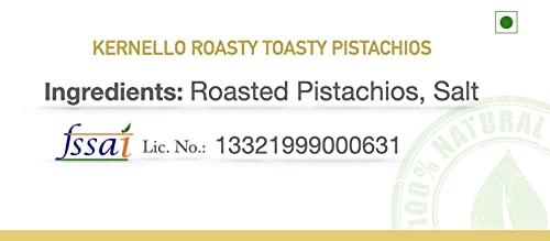 KERNELLO KERNELLO Roasted Salted Pistachios 1kg - AIR Roasted Dry Fruit Pista 1kg, NON FRIED Low Salted Pista, Dry Fruits Pistachio High Protein Snacks (Pack of 5 x 200g)