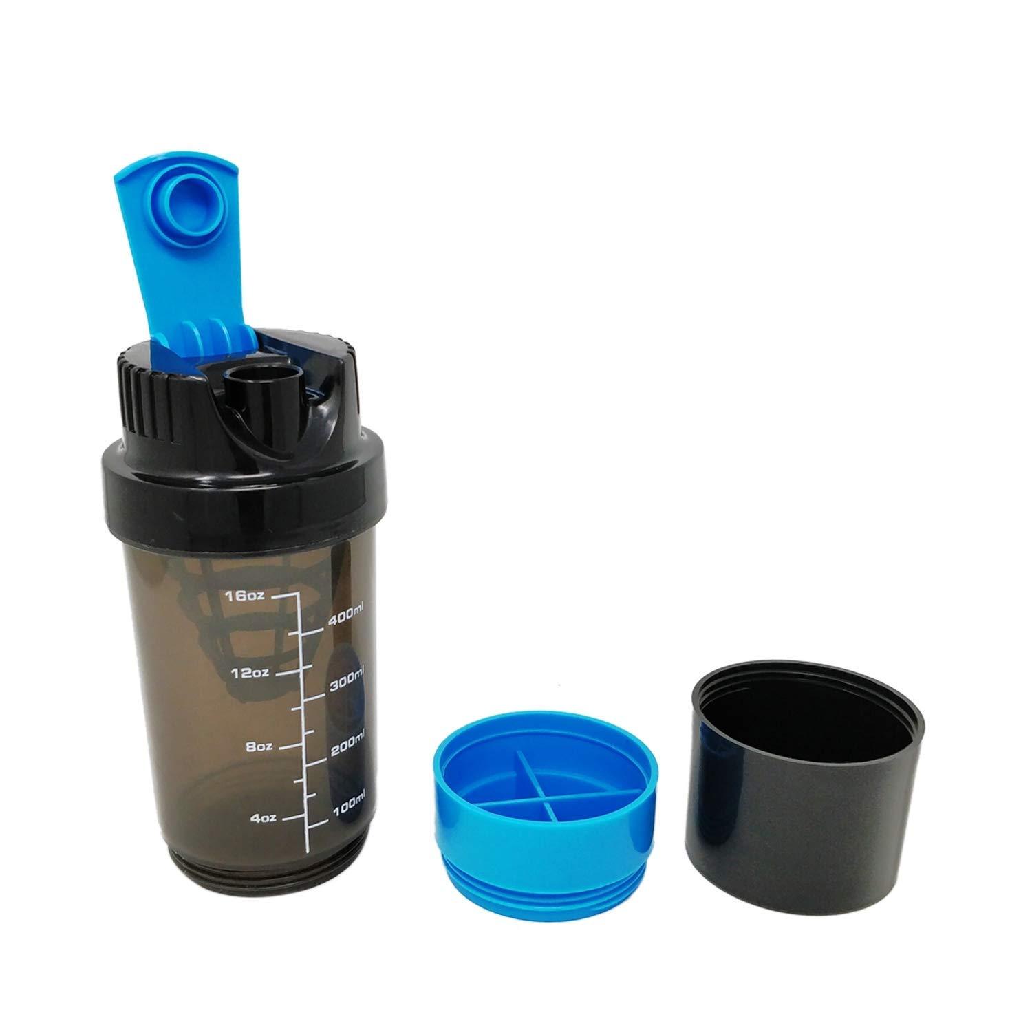 BSPA BSPA shake me tab water bottle Gym Protein & Supplement Shaker Bottle 500 ml Shaker blue