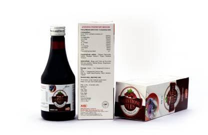 NID NID Nervitone Plus Ayurvedic Syrup For Stress & Anxiety Relief