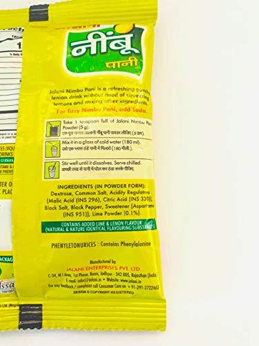 Jalani Jalani Nimbu Pani (30g Pouch Each) 120g, Pack of 4