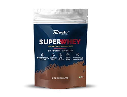 Tatanka Nutrition Tatanka Nutrition Super Whey Protein | 24G Protein | 30 SERVINGS | NATURAL COLOURS |ZERO PRESERVATIVES | 1KG (Real Strawberry)