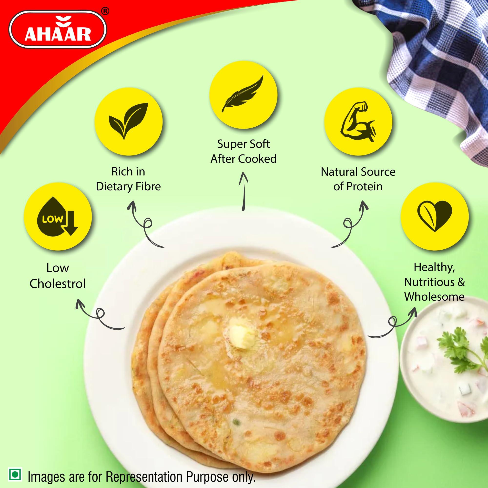 AHAAR Ahaar Healthy Soya Flour 200g | Soyabean Atta | High Protein and Dietary Fiber