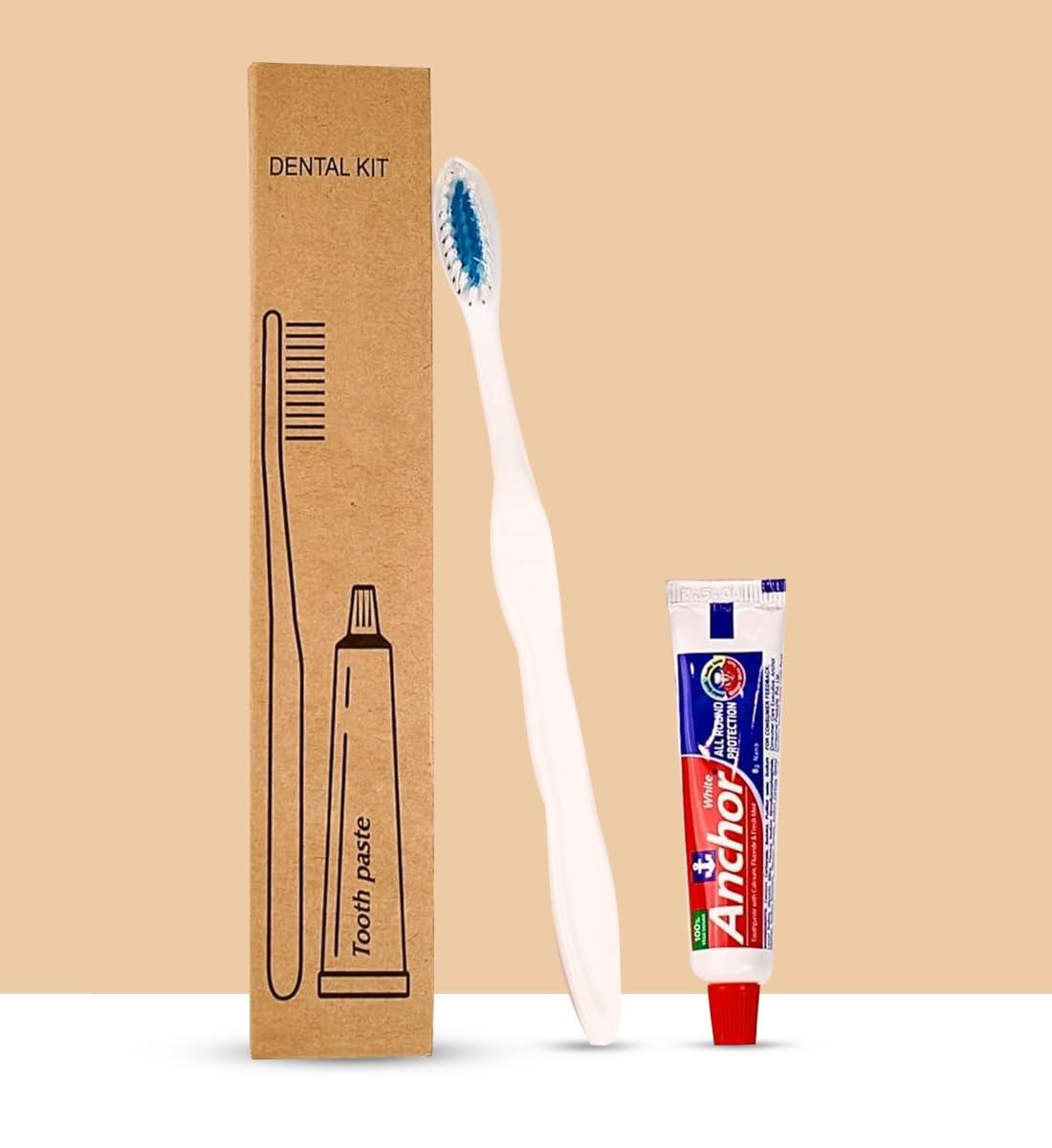 clayherbs Clayherbs Hotel Toiletries | Dental Kit | Toothpaste | Toothbrush | Guest Room Amenities | Hospital Kit Dental Kit | Hotel Amenities Kit (25)