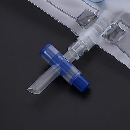 VASADIGITAL VASADIGITAL Men Urinary Drainage Bag with Anti Reflux Chamber Medical Easy-Tapped 2 x 1000 Ml Bags