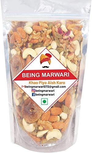 Being Marwari Being Marwari Dry Fruit Mix for Daily Energy, Mix of 7 Dryfruits (Cashew, Raisin, Almonds, Walnut, Fig, Apricot, Pista) , 1.5kg