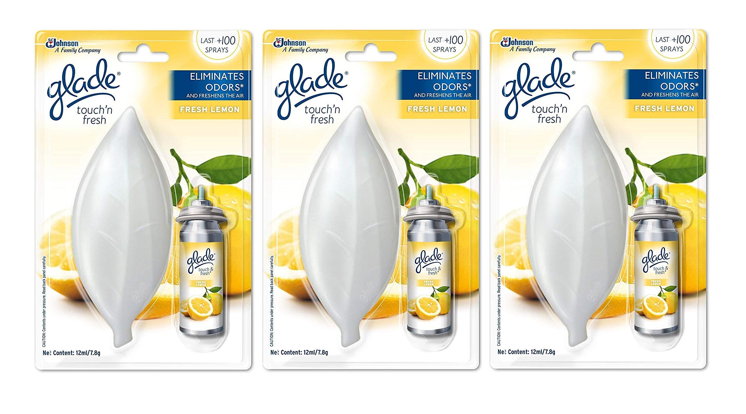 glade glade Touch 'n' Fresh Lemon Refill (12 ml) - Pack of 3