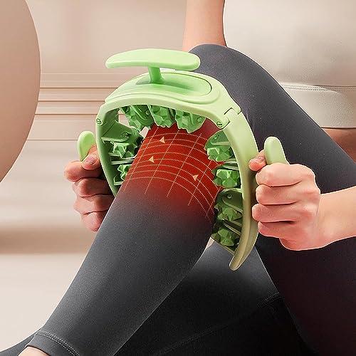 swabs Swabs Leg Roller | Portable Leg Rollers for Muscles,Muscle Roller Stick Trigger Point Muscle Roller 11 Wheels Ease Muscle Stiffness & Soreness for Wrist Hand Calf Foot