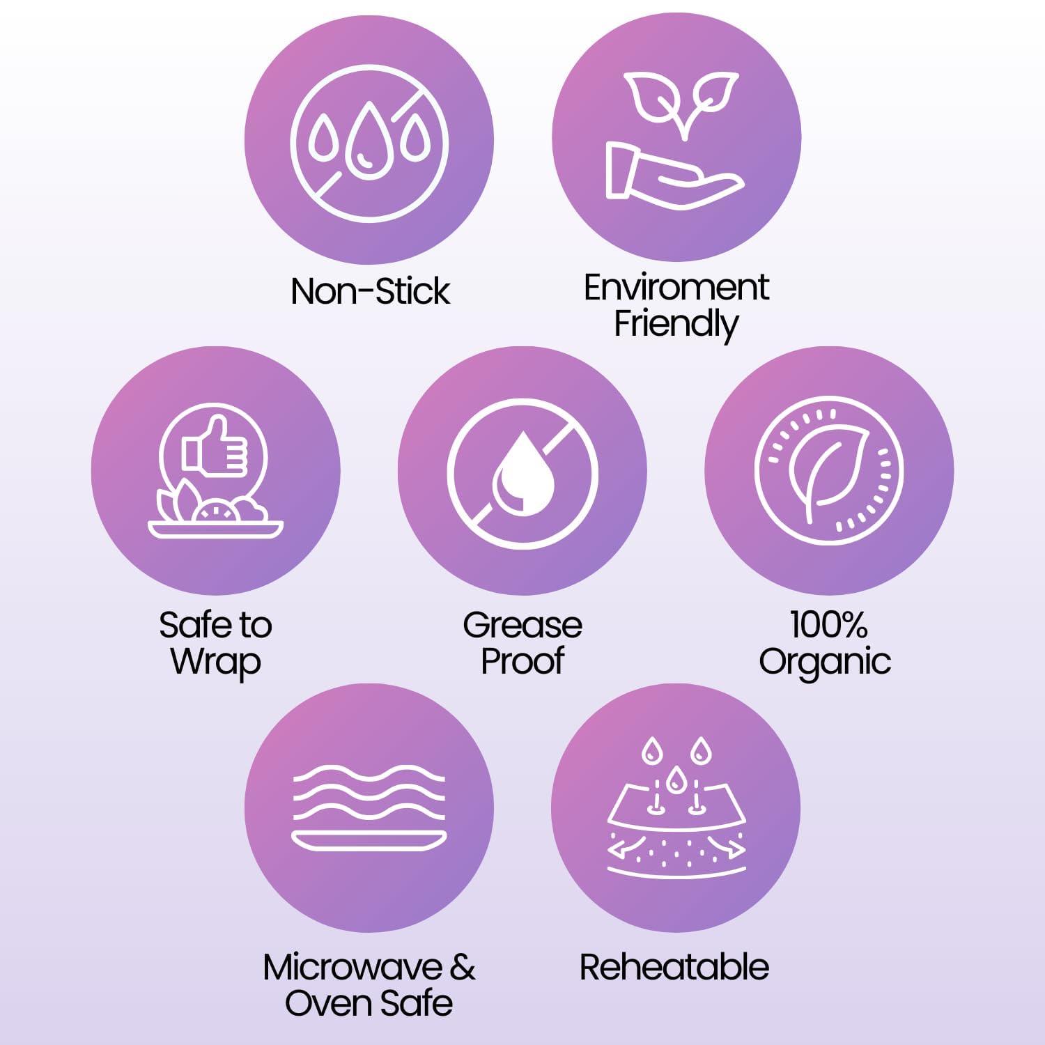 Papyrus Papyrus Butter Paper Roll for Roti 20 Mtr | Wrapping Roll for Food | Foil Wrap for Packing | Food Wrap Non Stick Paper| Parchment Paper Food Wrapping Paper