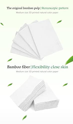 Orange Paper Orange Paper 3 Ply bamboo pulp Facial Tissue Soft Pack, Car Tissue Refill, Disposable Facial Tissues, Face Towel, Tissues Travel Size Pack for Car, 70 Pulls per pack (Pack of 5)