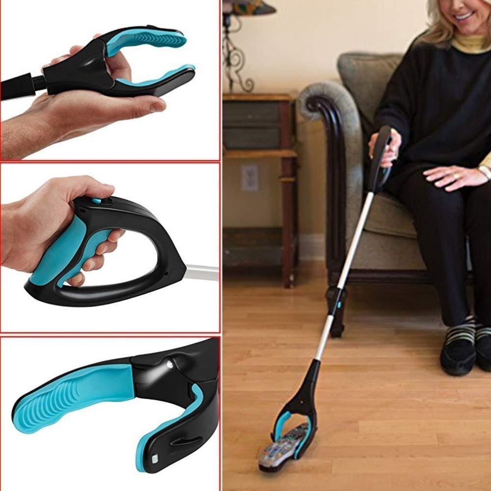RABADIYA CREATION Grab It Ratcheting Tool with LED Folding Grabber Stick Grab It Pick up Helping Hand Grabber Reach Arm Extension Tool