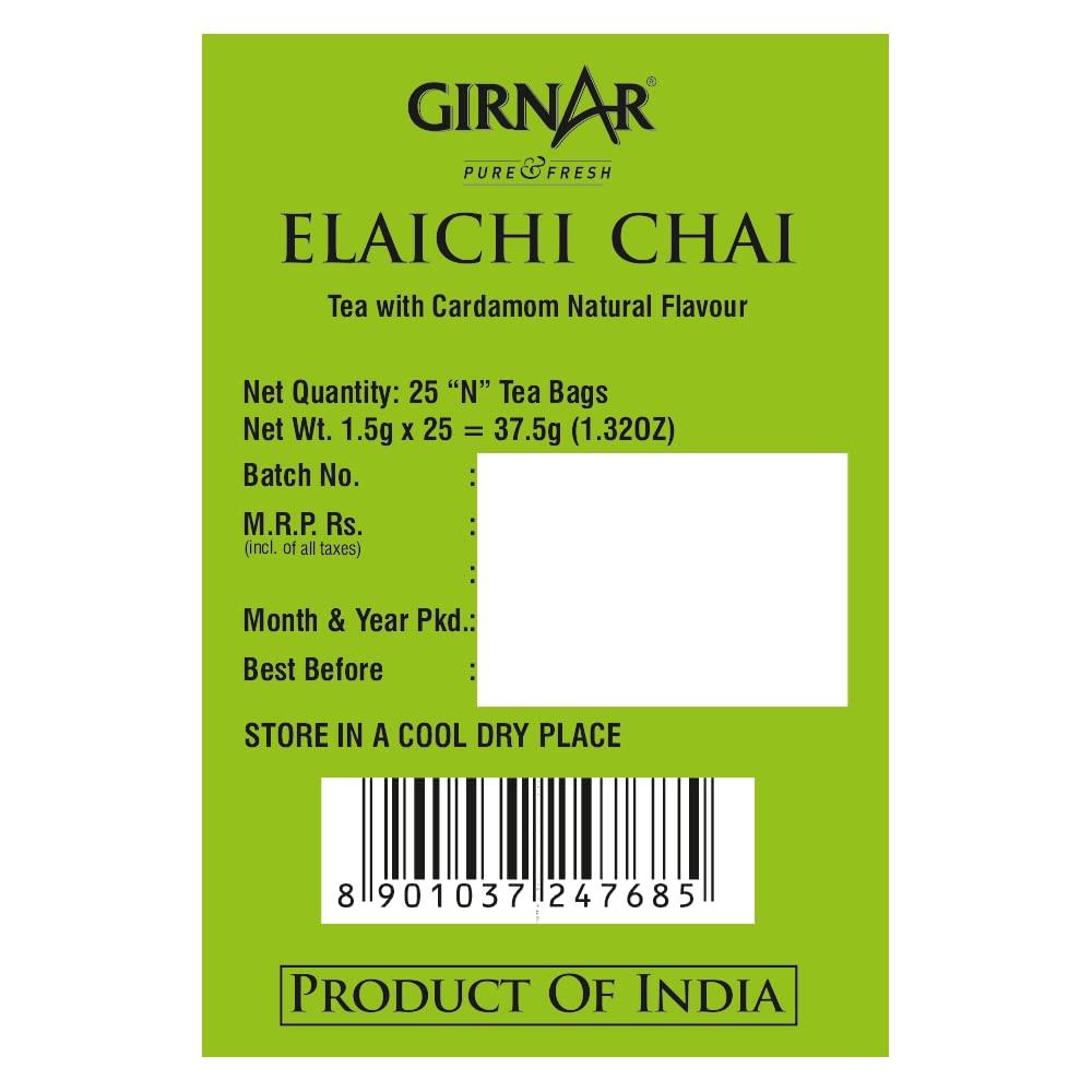 Girnar Girnar Elaichi Chai (25 Tea Bags)