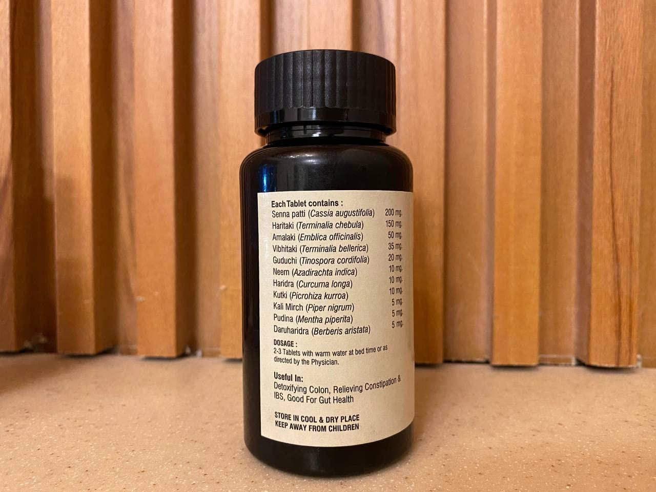 DAKSHITH AYURVEDA DETOX11 Liver Detox tablets, Intestine cleanse & detox tablets for Men Women Detox Ayurvedic tablets Improve Digestion