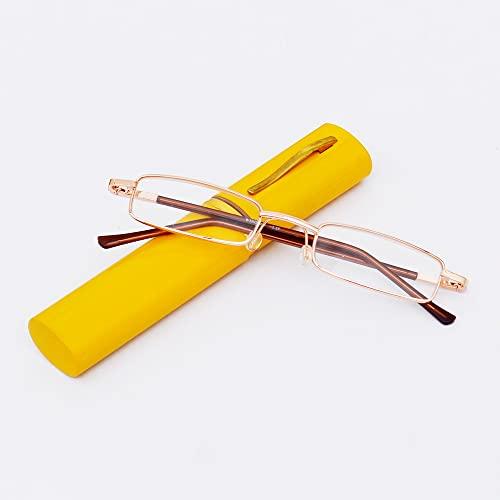 SpexIcon SpexIcon Pack of 2 - Pen Type Reading Glasses For Men & Women, Multicolor Pack (Multicolor, 1.25)