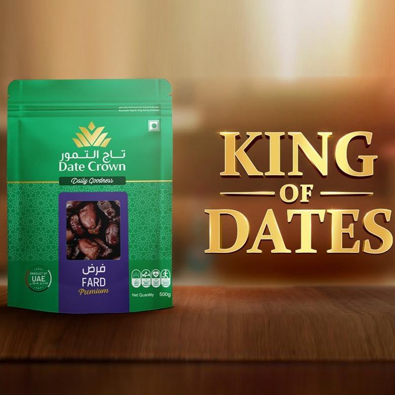 Pink Delight Date Crown Daily Gourmet Choco Dates | Milk Chocolate with Almonds | 3 Layers of Flavor | 200 gm