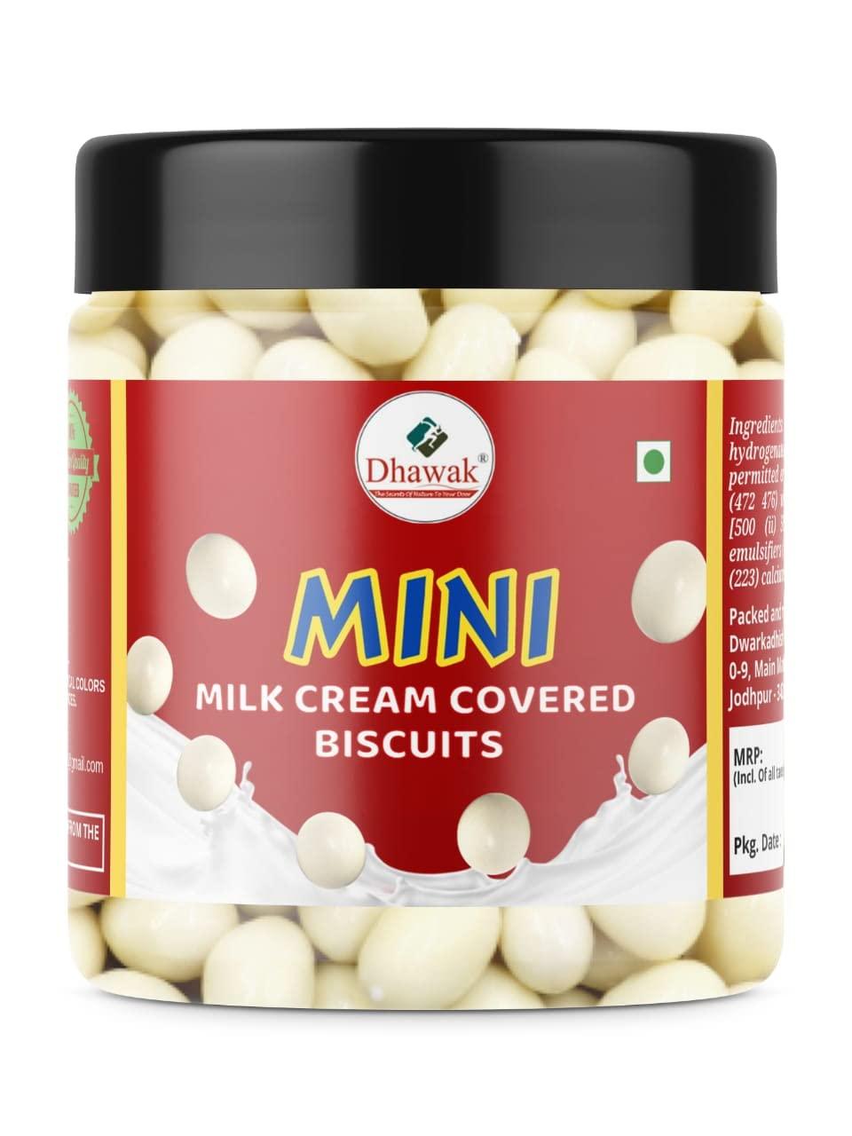 DHAWAK DHAWAK Milk Cream Chocolate Biscuits - 250 Gms. | Milk Chocolate Biscuit Balls- Chocolate Crunchies, Chocolate Balls for Cake Decoration |