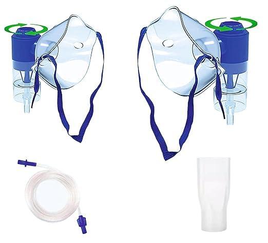 AMBITECH AmbiTech Adult Nebulizer Mask With Air Tube, Medicine Chamber | Pack Of 1|Made in India