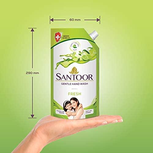 SANTOOR Santoor Handwash Fresh (Extra Gentle) 750ml Pouch