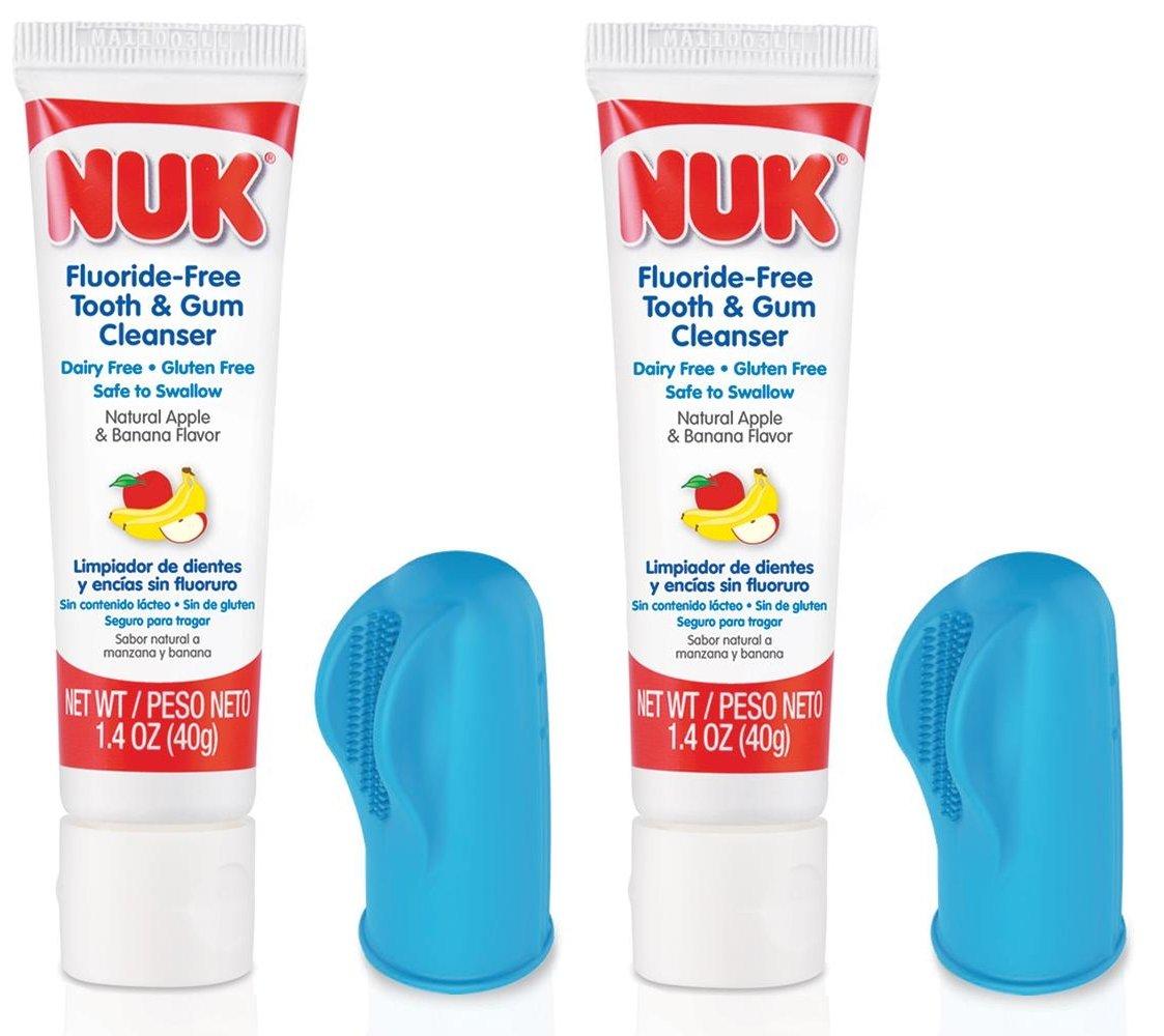 NUK NUK Fluoride Free Tooth and Gum Cleanser, 1.4 Ounce