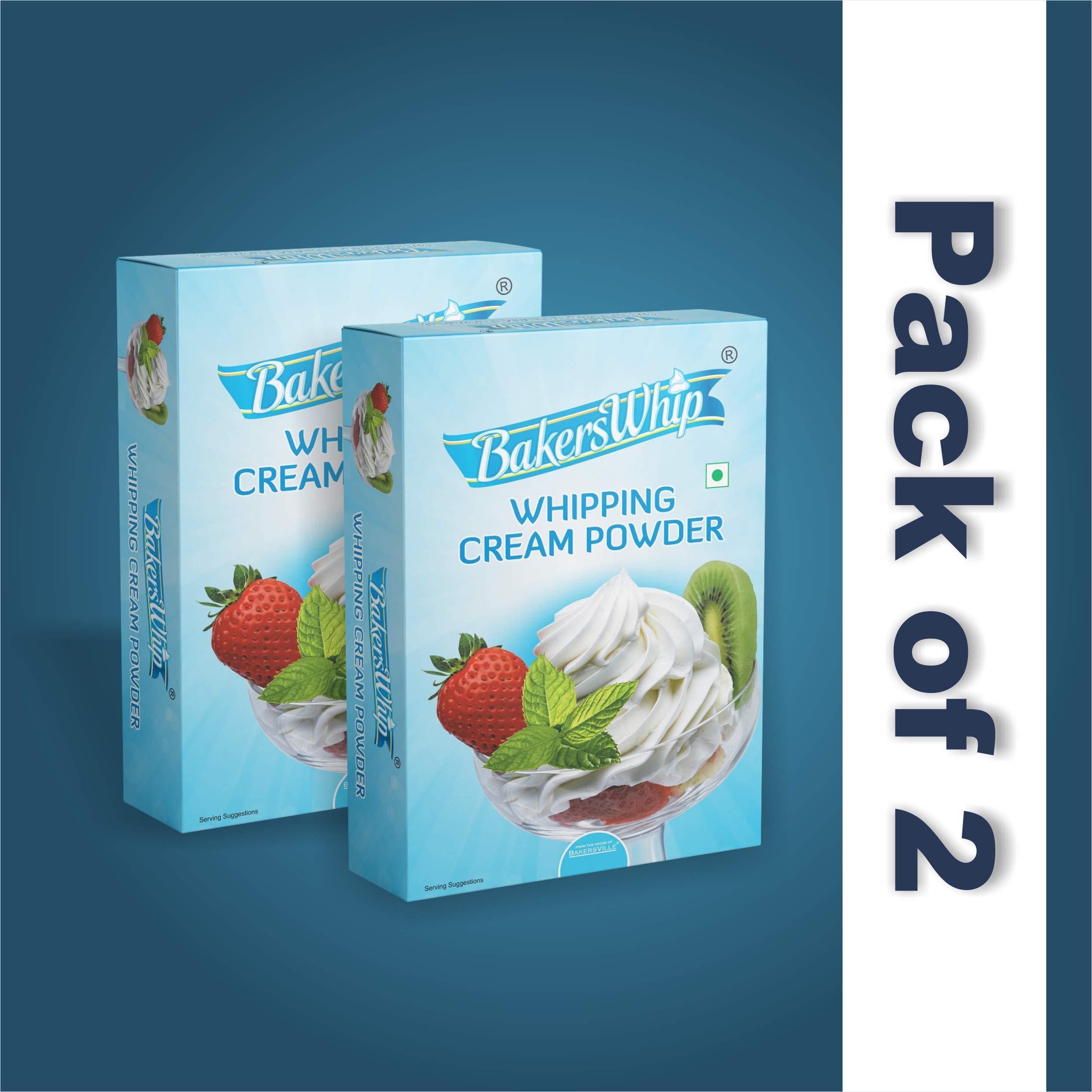 Bakerswhip Bakerswhip Whipping Cream Powder, 450g ( Pack of 2)