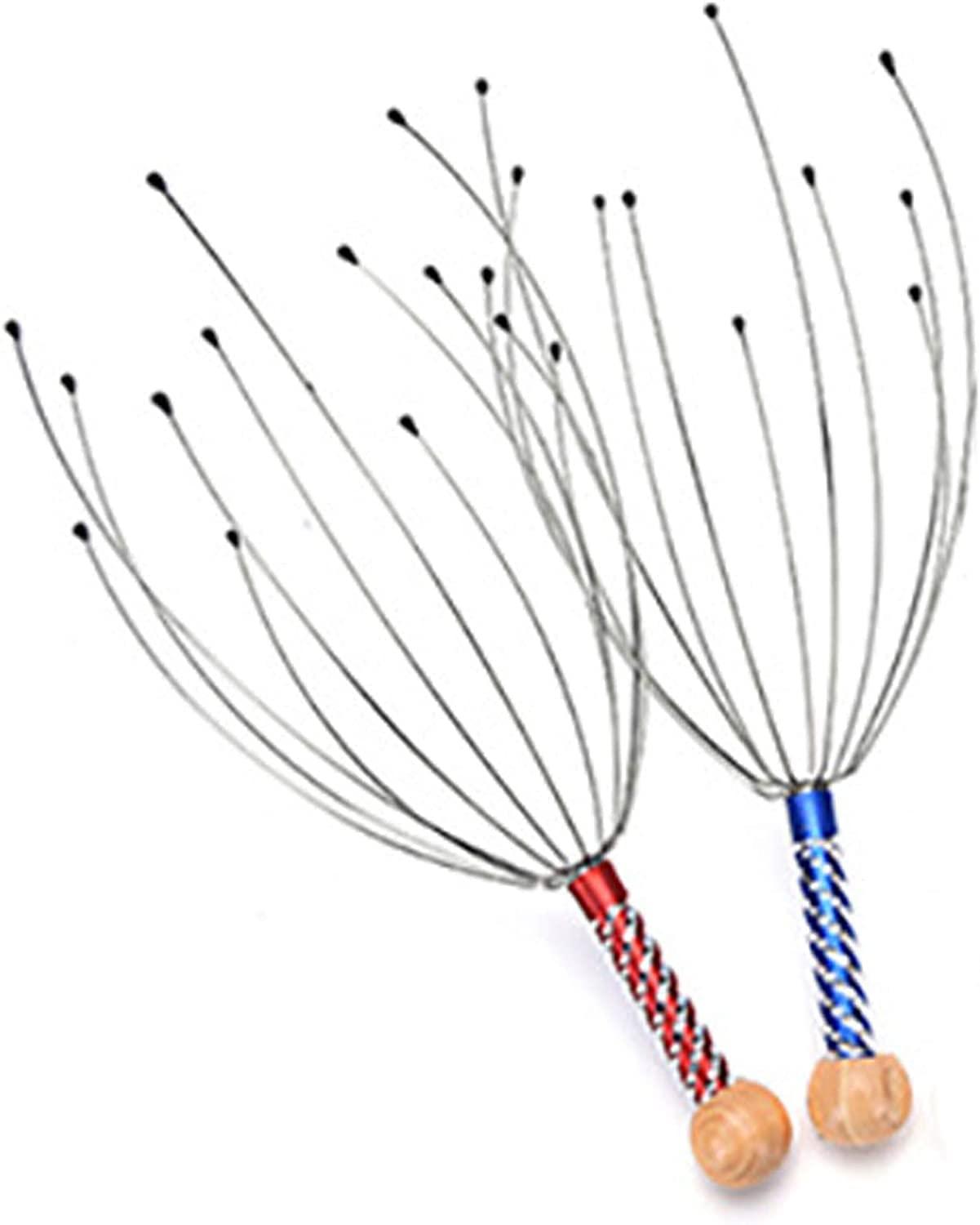 SK ENTERPRISE KM Scalp Massager,Handheld Head Massage Tingler, Scratcher for RelaxationHand Therapeutic Head, No Painful Scratches,Hair Stimulation and Stress Relief,Head Scalp Massage 2 PCS