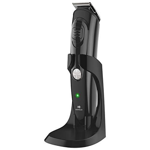 Havells Havells GS6400 Quick Charge Multi-Grooming Kit with Beard, Detail and Nose Trimmer, 50 ,Minutes Runtime (Black)
