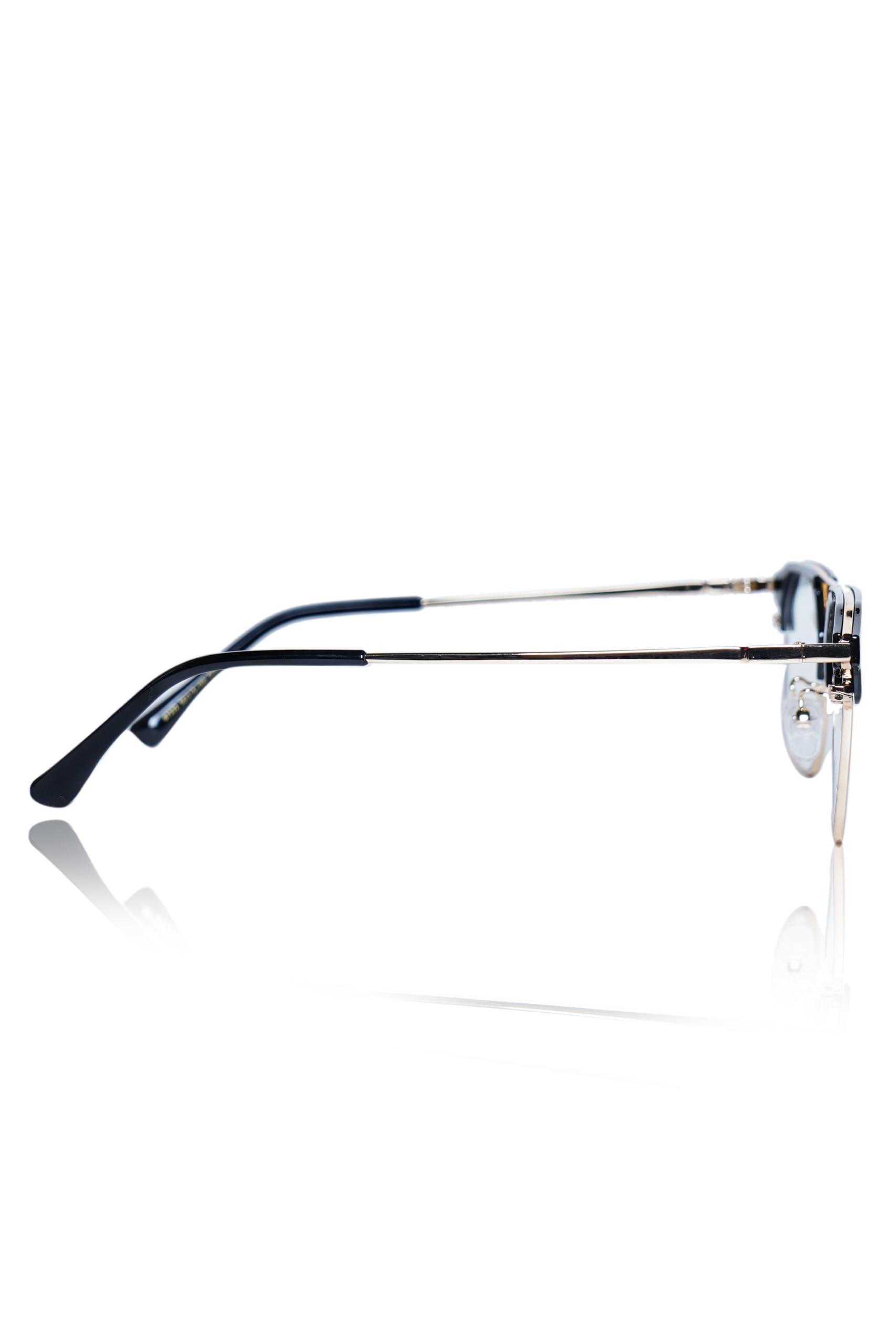 Jodykoes Jodykoes Classic Vintage : Blue Rays Glasses, Anti-Glare Lens Frame, Classic Design Eyewear Eyeglasses Spectacle For Men and Women (Black)