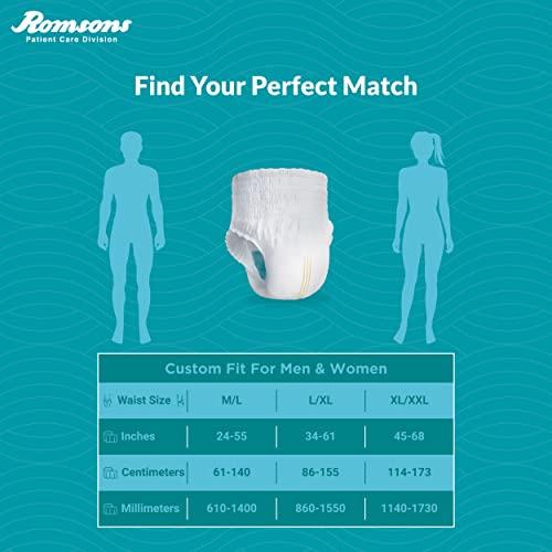 DIGNITY Dignity Premium Pull Up Adult Diapers Pant Style - 10 Count (XL-XXL) with Soft Elastic and Extra Absorbent Core, Waist Size 45\" - 68\", 10 Pcs/Pack (Pack of 1)