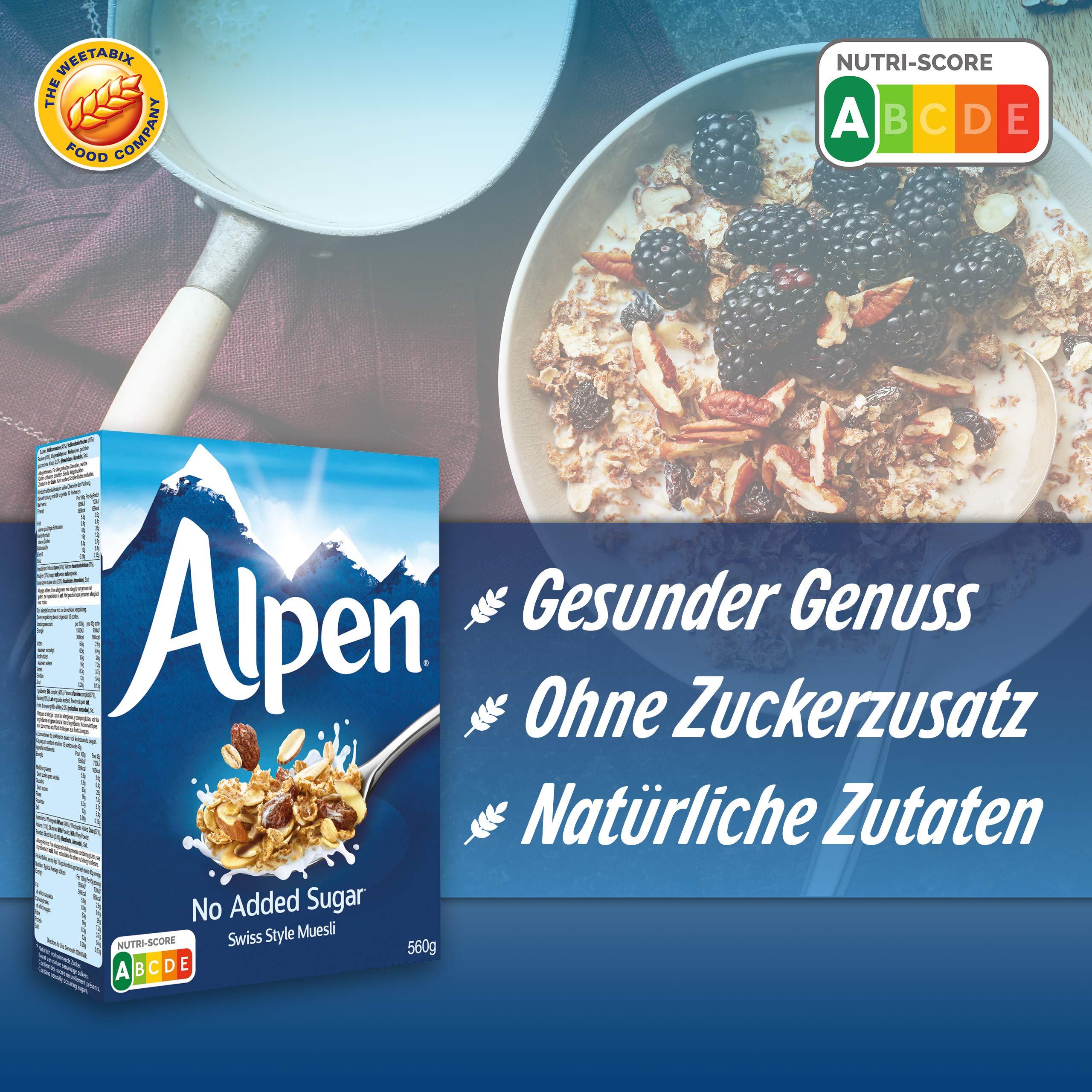 Alpen Alpen Cereal No Added Sugar, 550g, Packaging May Vary