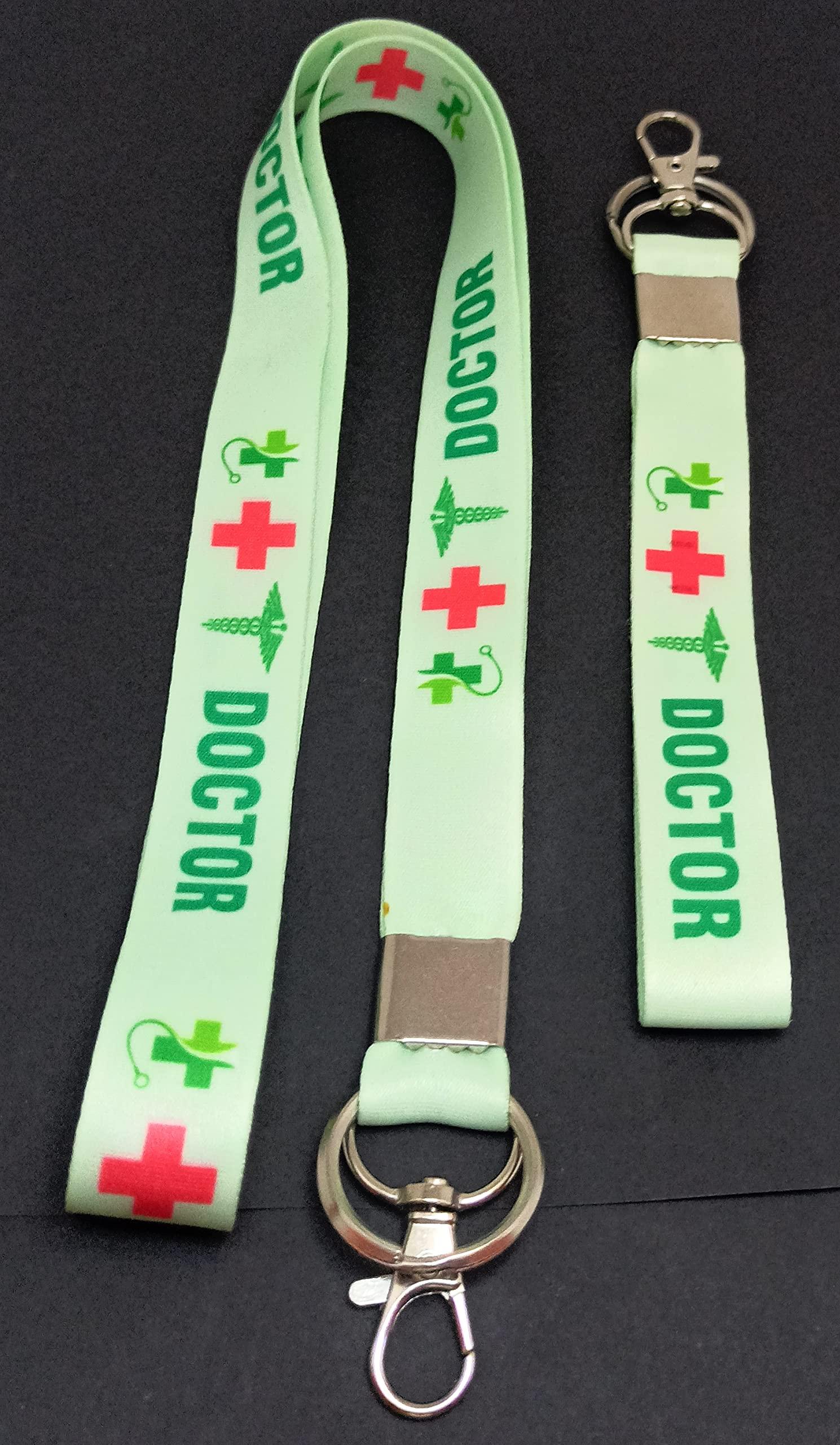 Generic Doctor Neck Strap Lanyard Set Of 2 Light Green