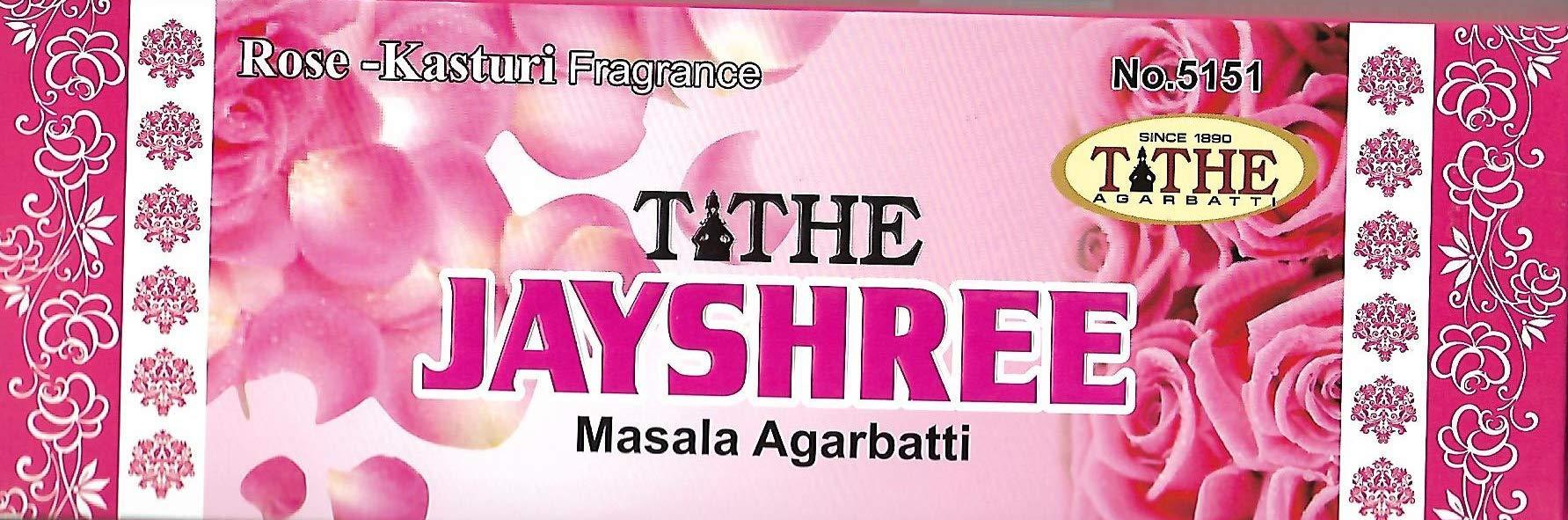 TATHE AGARBATTI TATHE AGARBATTI Handrolled and Hand Made Agarbatti Natural Organic Incense Sticks - Pack of 3 (150 gm) (Deccan + Chandrabhaga + Jayashri)