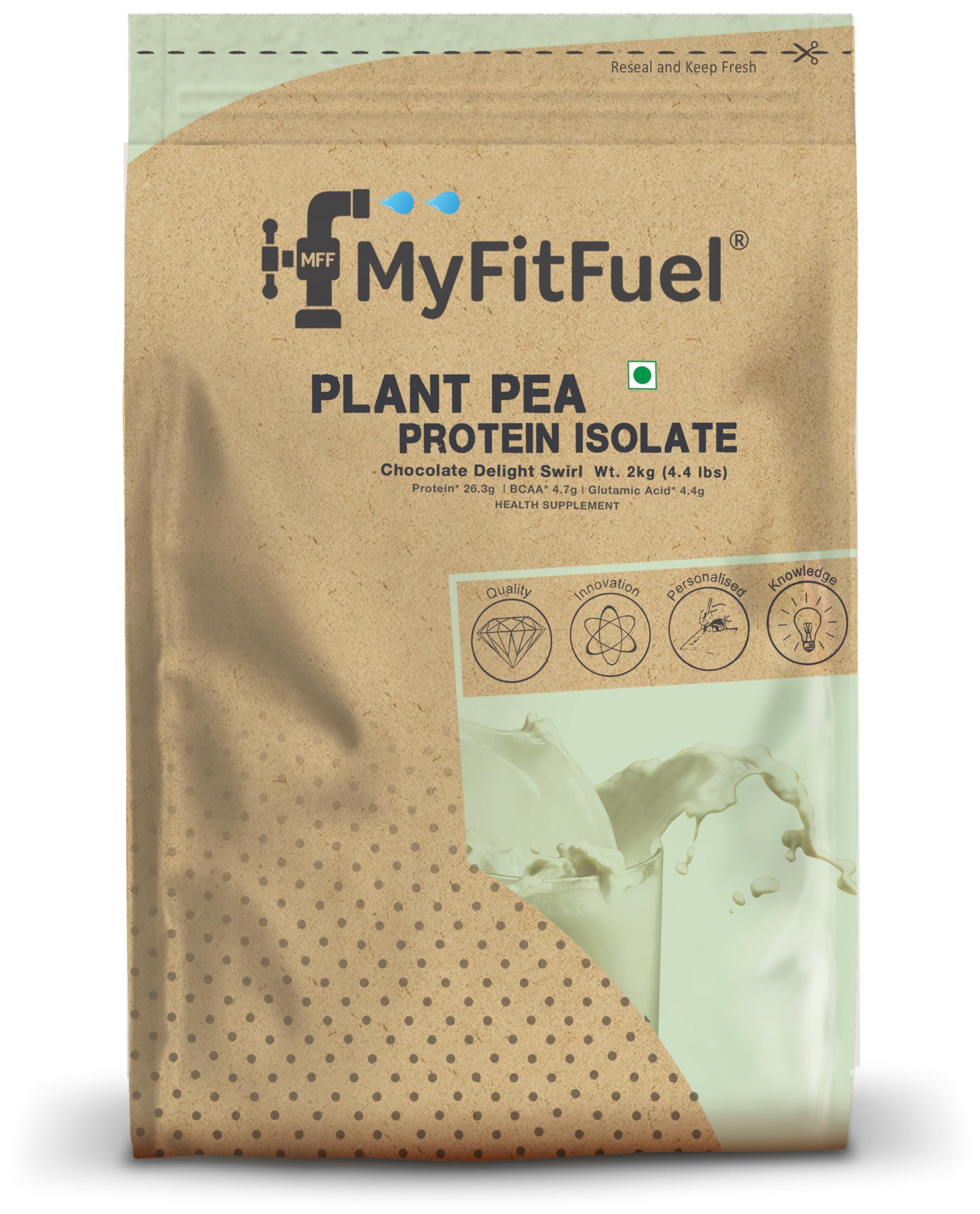 MyFitFuel MyFitFuel MFF Plant Pea Protein 2 Kg (4.4 lbs) Chocolate Delight Swirl