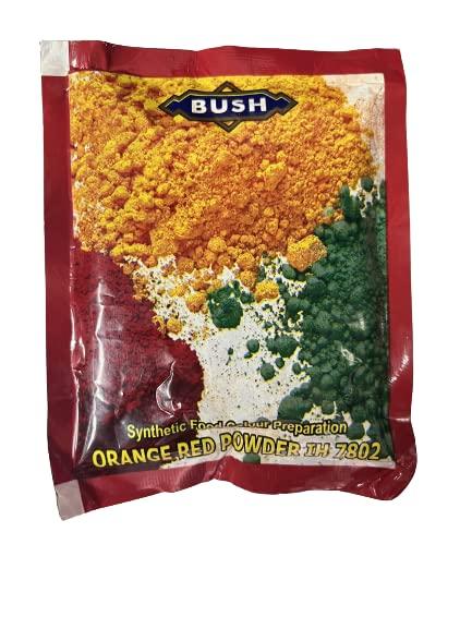 Dia Diet Bush Synthetic Food Colour Preparation | Orange Red Powder in 7802 | A++ Grade (100g Pouch x 8 Pcs (800g))