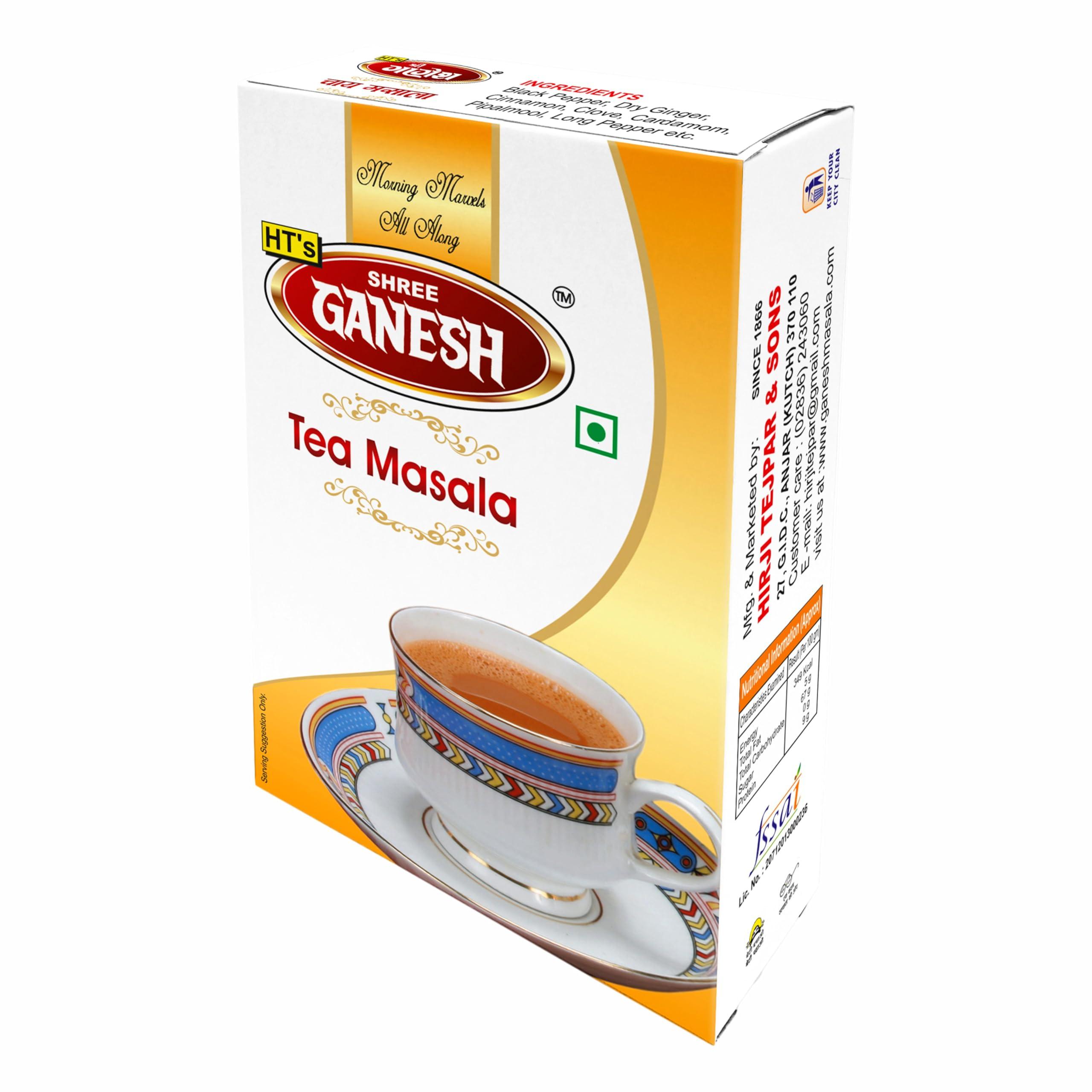SHREE GANESH HT'S SHREE GANESH TEA MASALA (50 Gram) x 3 Packs