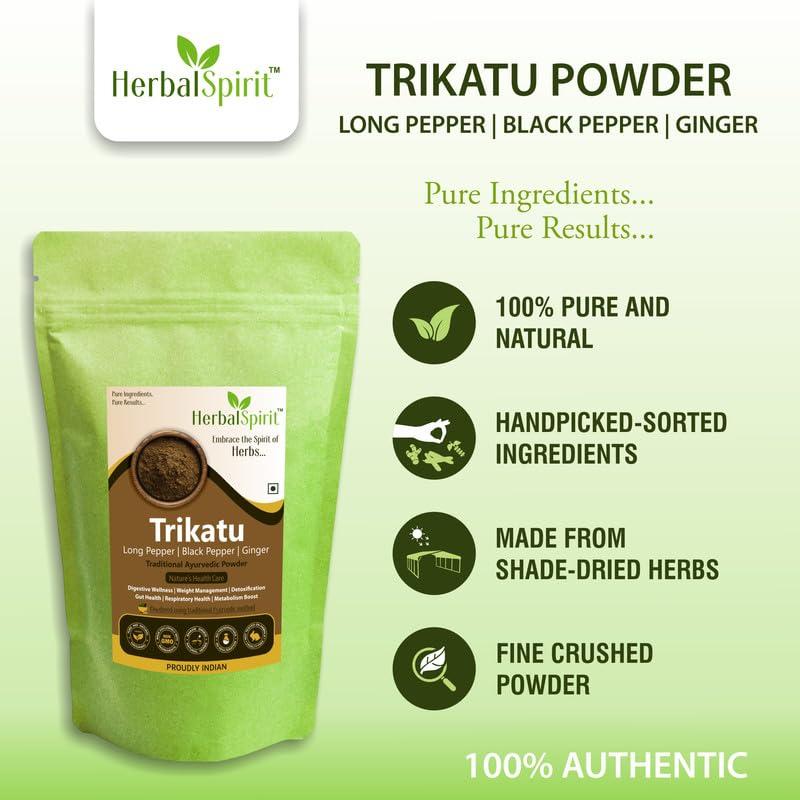 HerbalSpirit Herbal Spirit Trikatu Churna Powder, 900gm | Trikatu Powder | Trikuta Churan | Trikata Churna Powder | Trikuta Powder |